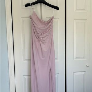 Cotton Candy One Shoulder Pink Dress